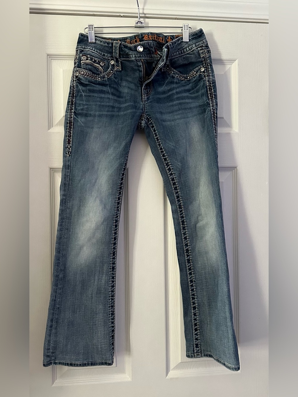 Rock Revival Celine style Bootcut Jeans are a size 28.